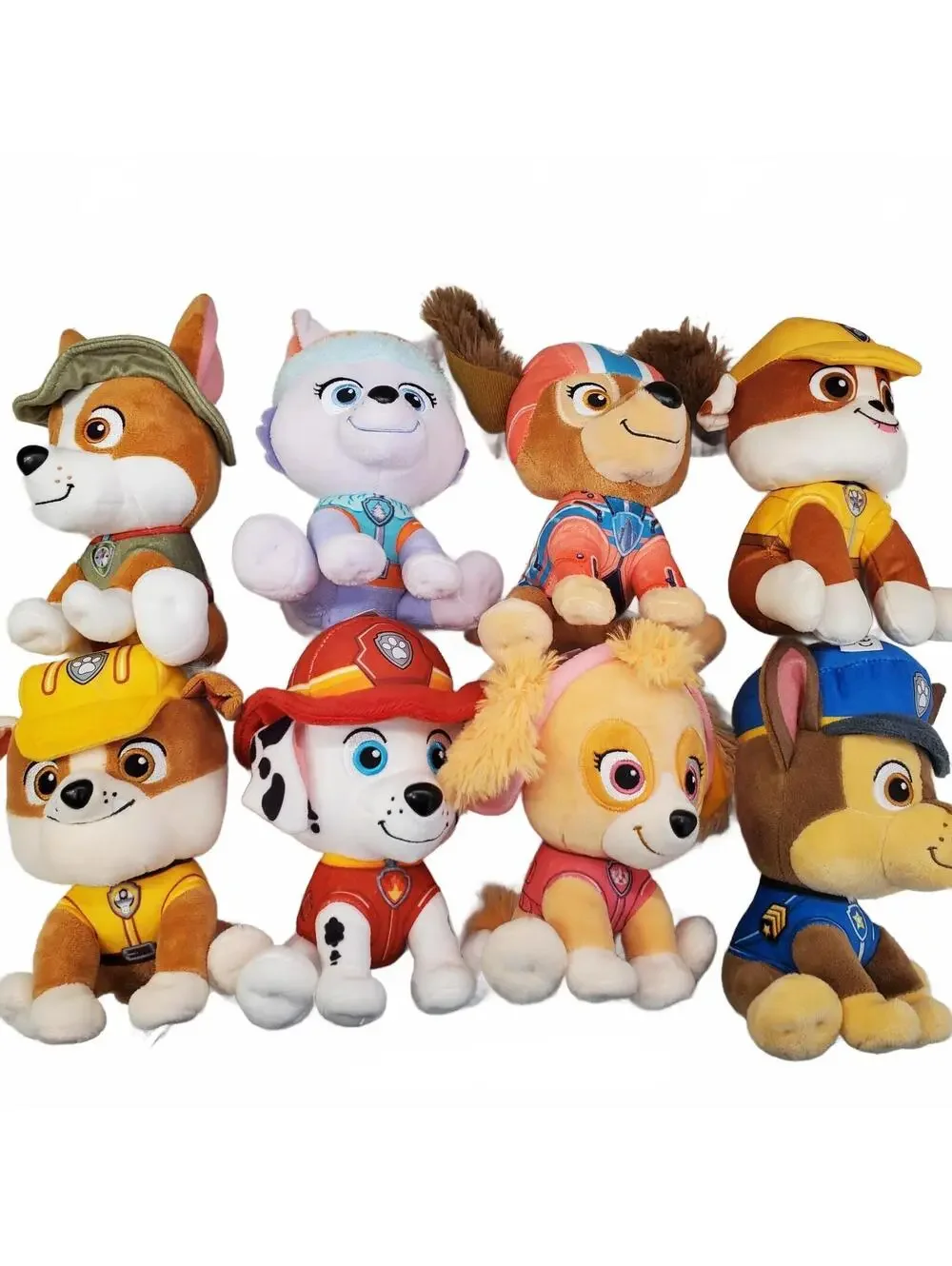 Paw Patrol Plush Toy Lot Skye Everest Rubble Chase Marshall 8